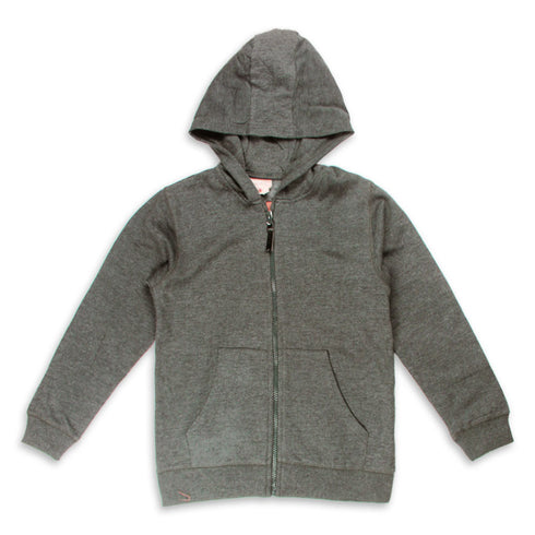 PALOMINO Grey Boys Cotton Fleece Hoodie