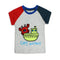 PEPCO Blue And Red Sleeves Grey T shirt
