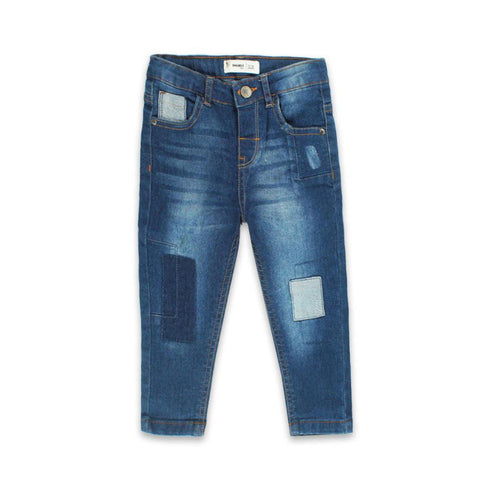 PEPCO Dino Blue Boys Cotton 2 Piece Set