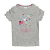 PEPCO Girls Print Grey Premium Cotton Tshirt