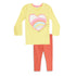 PEPCO Heart Yellow Girls Cotton 2 Piece Set