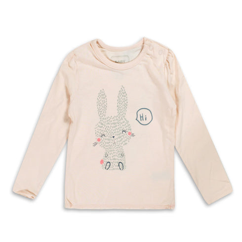 PEPCO Hi Bunny Pink Girls Cotton T shirt