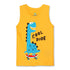 PEPPERTS Cool Dude Yellow Boys Cotton Tank Top