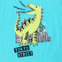 PEPPERTS Dino Blue Boys Cotton Tank Top