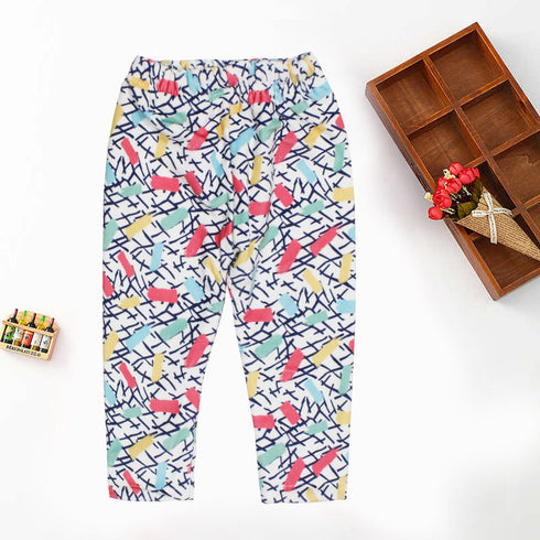 PINKY Butterfly Blue Girls Cotton Dress 2 piece Set