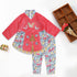 PINKY Butterfly Pink Girls Cotton Dress 2 piece Set
