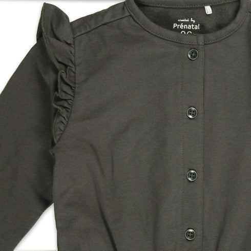 PRENATAL Grey Girls Cotton Terry Girls Body Suit