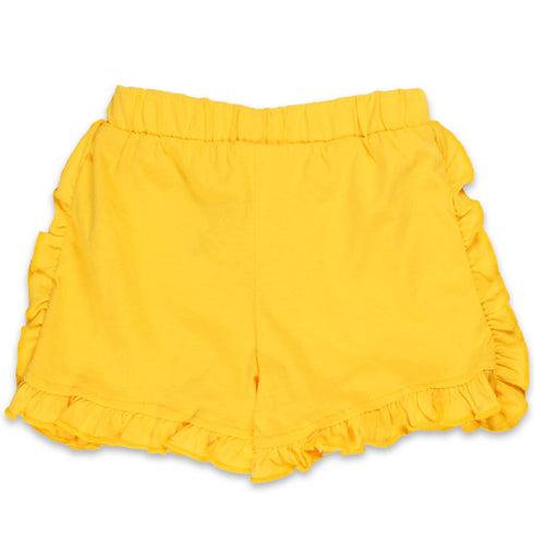 PRENATAL Yellow Girls Cotton Shorts