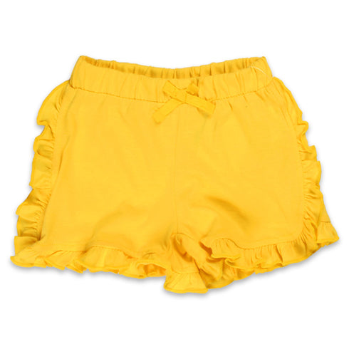 PRENATAL Yellow Girls Cotton Shorts