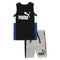 PUMA Black And Blue Boys Cotton Tank Top 2 Piece Set
