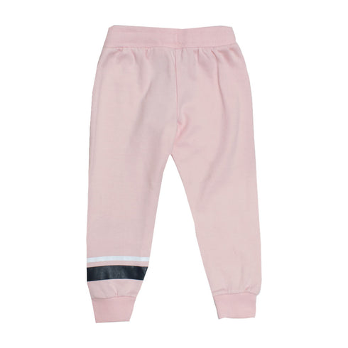 PUMA Glitter Baby Pink Girls Cotton Trouser