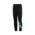 REEBOK Blue Logo Black Girls Polyester Legging