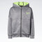 REEBOK Grey Boys Polyester Hoodie