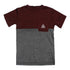 REEBOK Maroon And Grey Boys Cotton 2 Piece Set