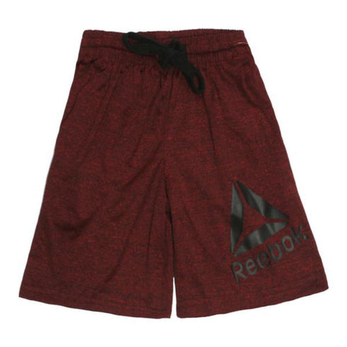 REEBOK Maroon And Grey Boys Cotton 2 Piece Set