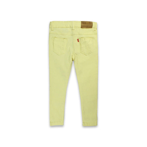 ROLLOVER Yellow Girls Cotton Pant