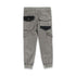 SARABANDA Grey Boys Cotton Cargo Pant