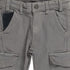 SARABANDA Grey Boys Cotton Cargo Pant
