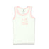 SATEX Bear Ship White Girls Cotton Tank Top