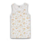 SATEX Horse Print White Cotton Tank Top
