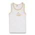 SATEX Unicorn Rabbit White Unisex Cotton Tank Top