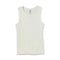 SATEX White Unisex Cotton Tank Top