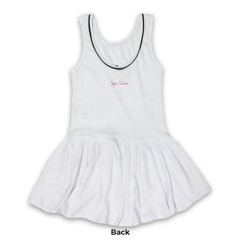 SERGIO TACCHINI White Girls Premium Cotton Sport Tennis Dress