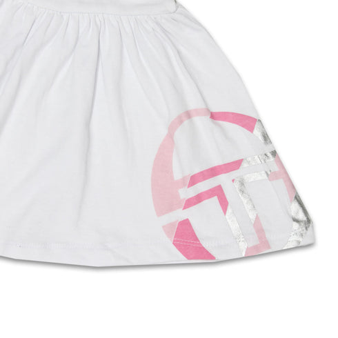 SERGIO TACCHINI White Girls Premium Cotton Sport Tennis Dress