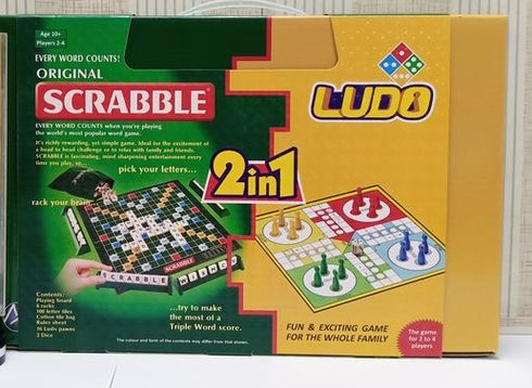 Scrabble Original 2 In 1 LuDo King