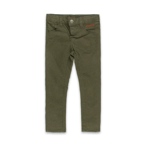 TERRE DE MARINS Green Boys Cotton Pants