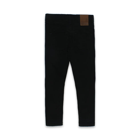 TERRE DE MARINS Light Black Boys Cotton Pants