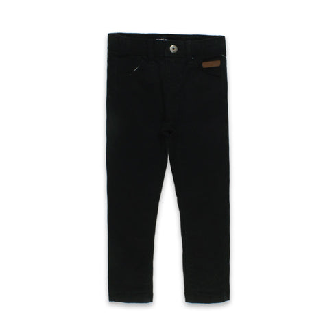 TERRE DE MARINS Light Black Boys Cotton Pants