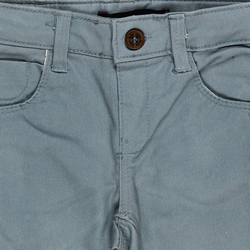 TERRE DE MARINS Light Blue Boys Cotton Pants