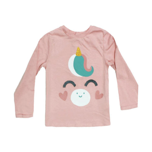 TEX Unicorn Pink Girls Cotton 2 Piece Set