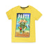 TRN Party Summer Yellow Boys Premium Cotton T shirt 2 Piece Set
