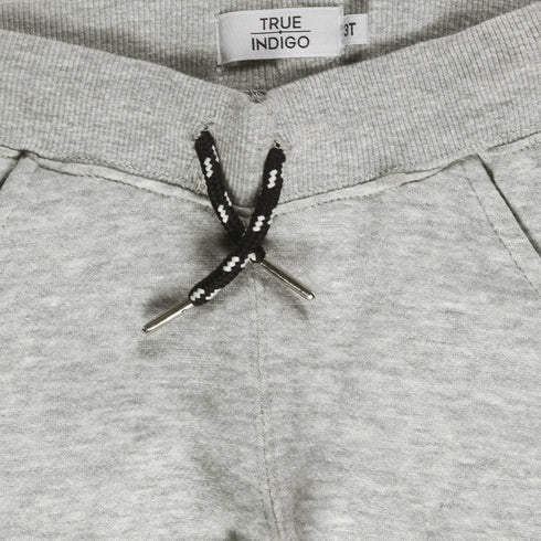TRUE INDIGO Grey Boys Cotton Terry Trouser