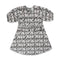 TWEENS And TEENS All Over Flower Grey Frock