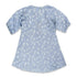 TWEENS And TEENS All Over Flower Light Blue Frock