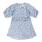 TWEENS And TEENS All Over Flower Light Blue Frock