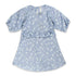 TWEENS And TEENS All Over Flower Light Blue Frock
