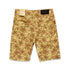 TWEENS And TEENS All Over Palm Tree Print Brown Cotton Shorts