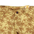 TWEENS And TEENS All Over Palm Tree Print Brown Cotton Shorts