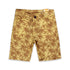 TWEENS And TEENS All Over Palm Tree Print Brown Cotton Shorts