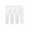 TWEENS And TEENS White Girls Cotton Legging 3 Piece Bundle