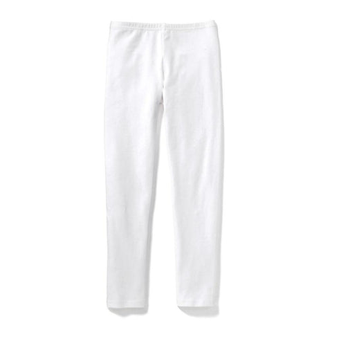 TWEENS And TEENS White Girls Cotton Legging 3 Piece Bundle