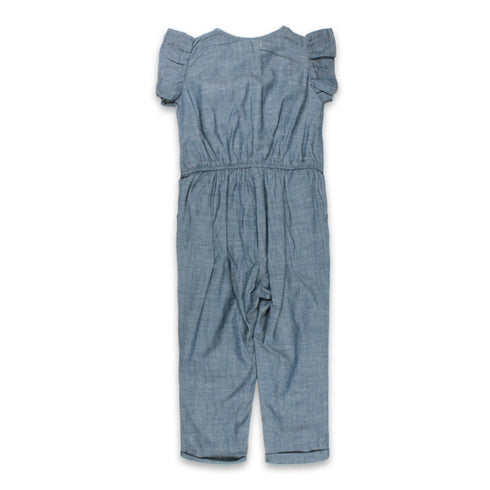 TWEENS TEENS Denim Light Blue Girls Cotton Jump Suits