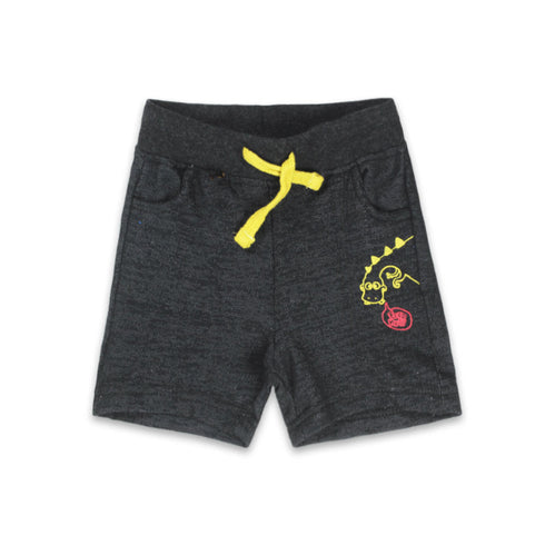 TWEENS & TEENS Black Boys Cotton Terry Shorts