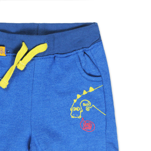 TWEENS & TEENS Royal Blue Boys Cotton Terry Shorts