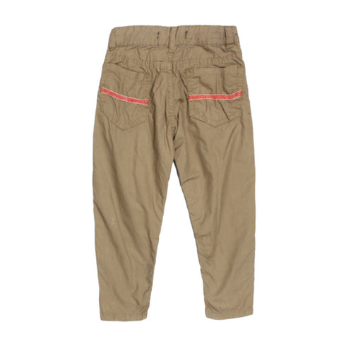 TWENTY 4 Brown Boys Cotton Pants