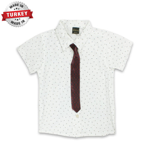 WEENY Kids Waistcoat White Boys Cotton 5 Piece Set